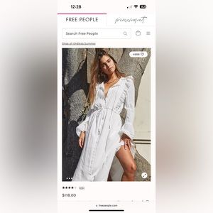 FREE PEOPLE MAKING MEMORIES MIDI DRESS